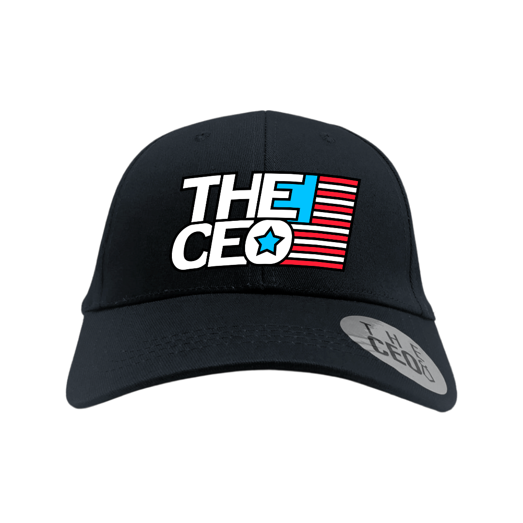 American Flag The CEO Embroidered Baseball Cap