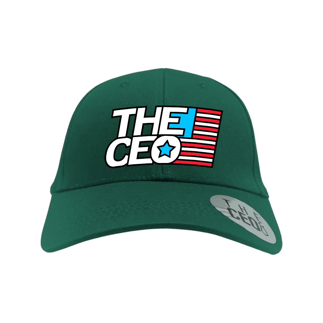 American Flag The CEO Embroidered Baseball Cap
